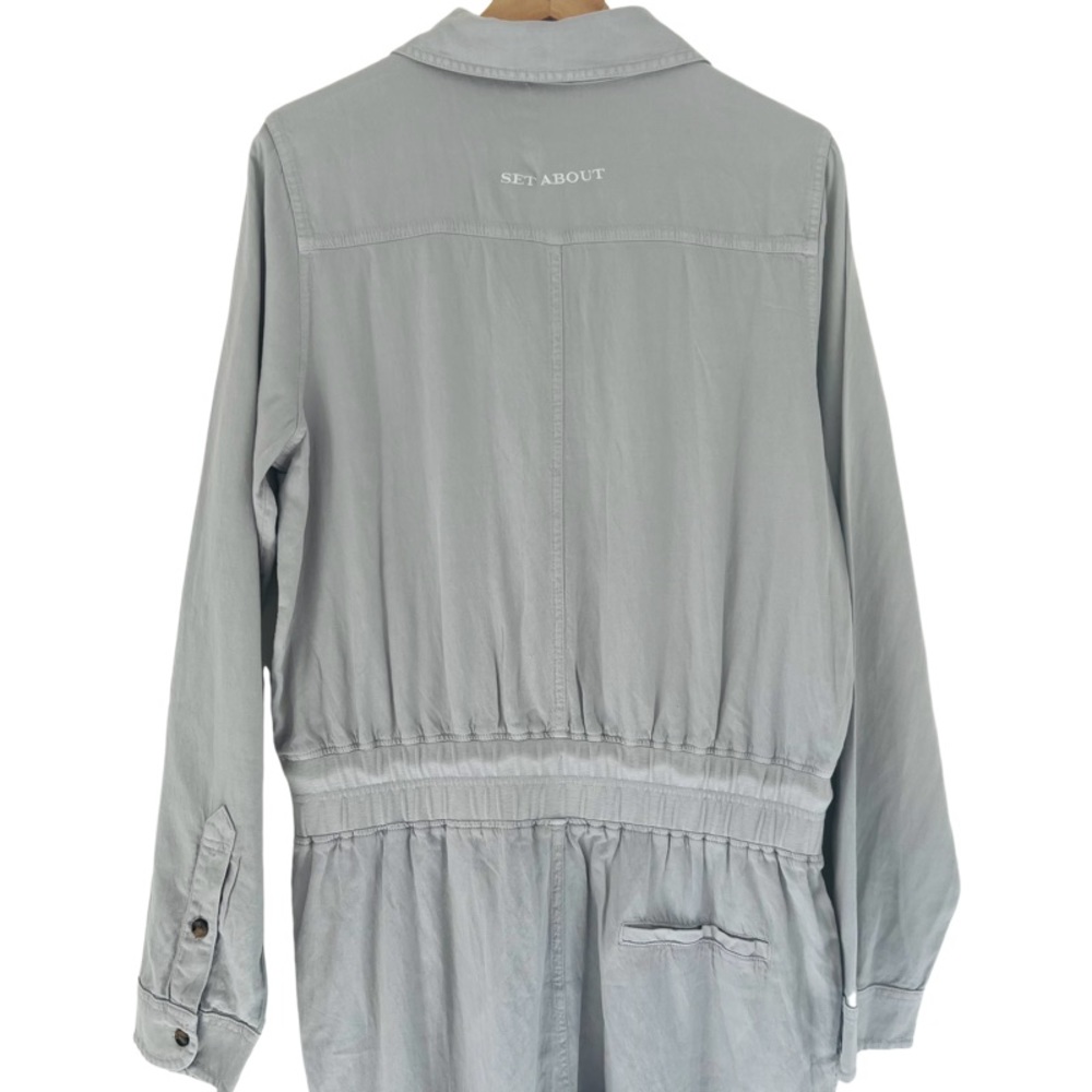 FAHERTY Arlie Day Jumpsuit in Stone Size M - Picture 10 of 11